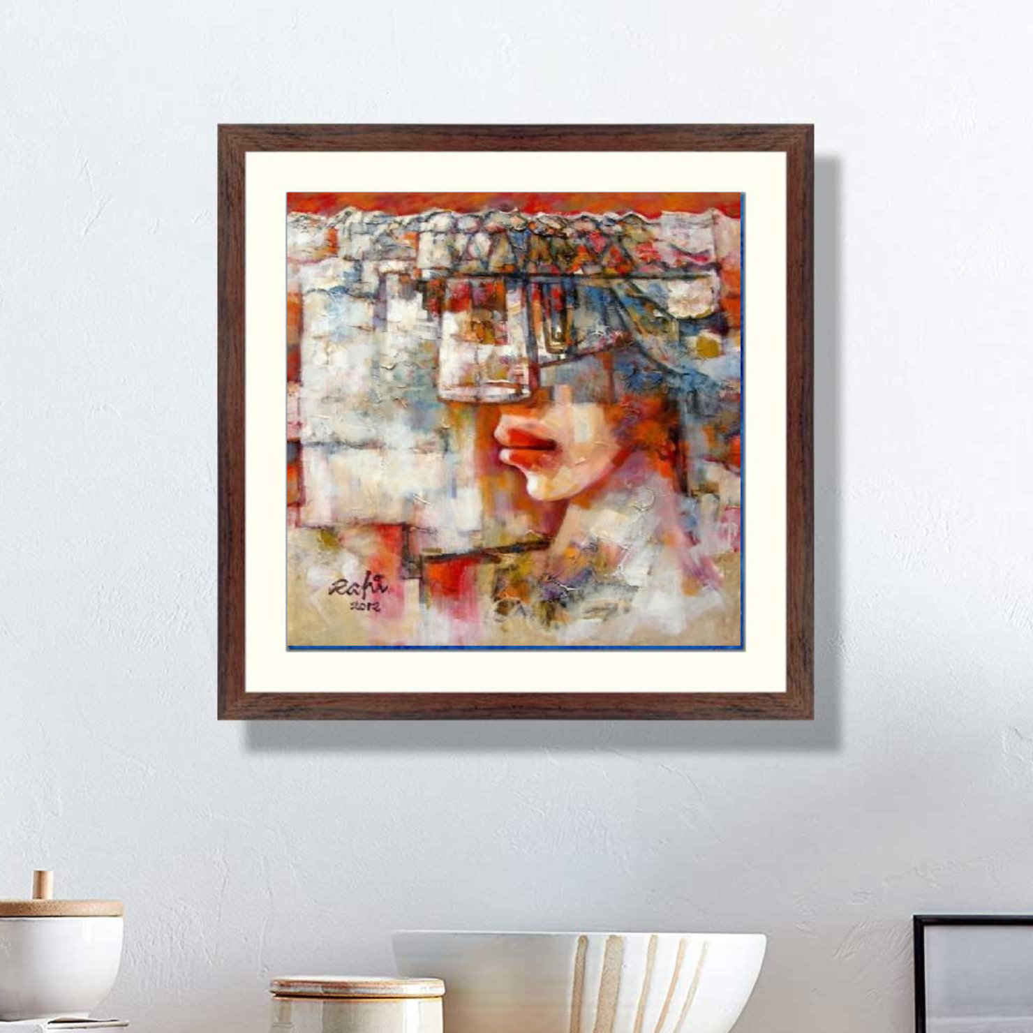 Abstract print Frame 