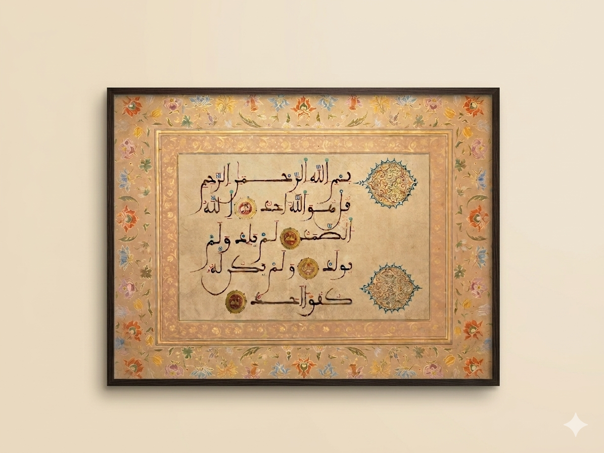 Vintage Islamic frame