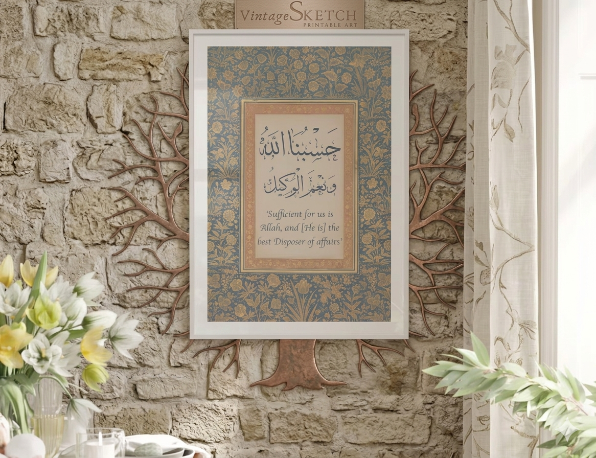 Hasbun allahu Ayat Frame