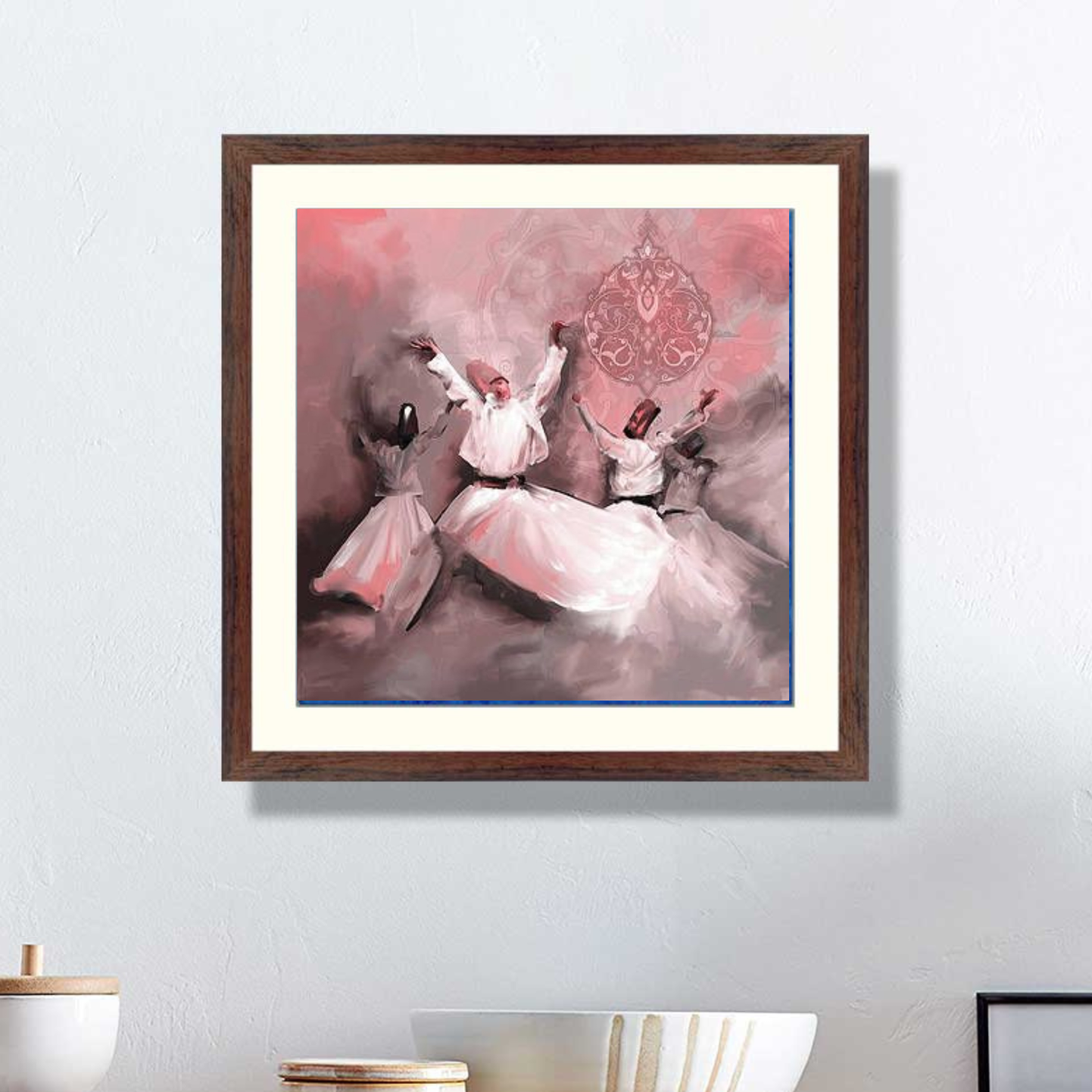 Sufi abstract print