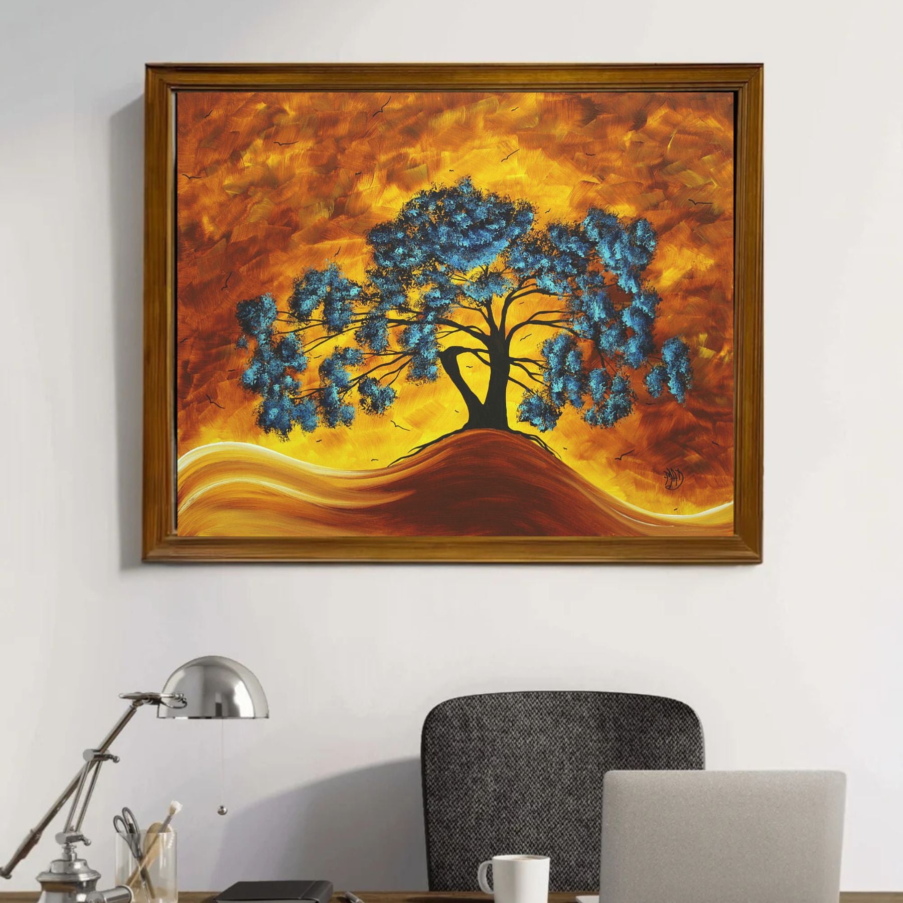Dreamy sky Tree scenery Frame
