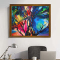 Abstract colorful scenery Frame