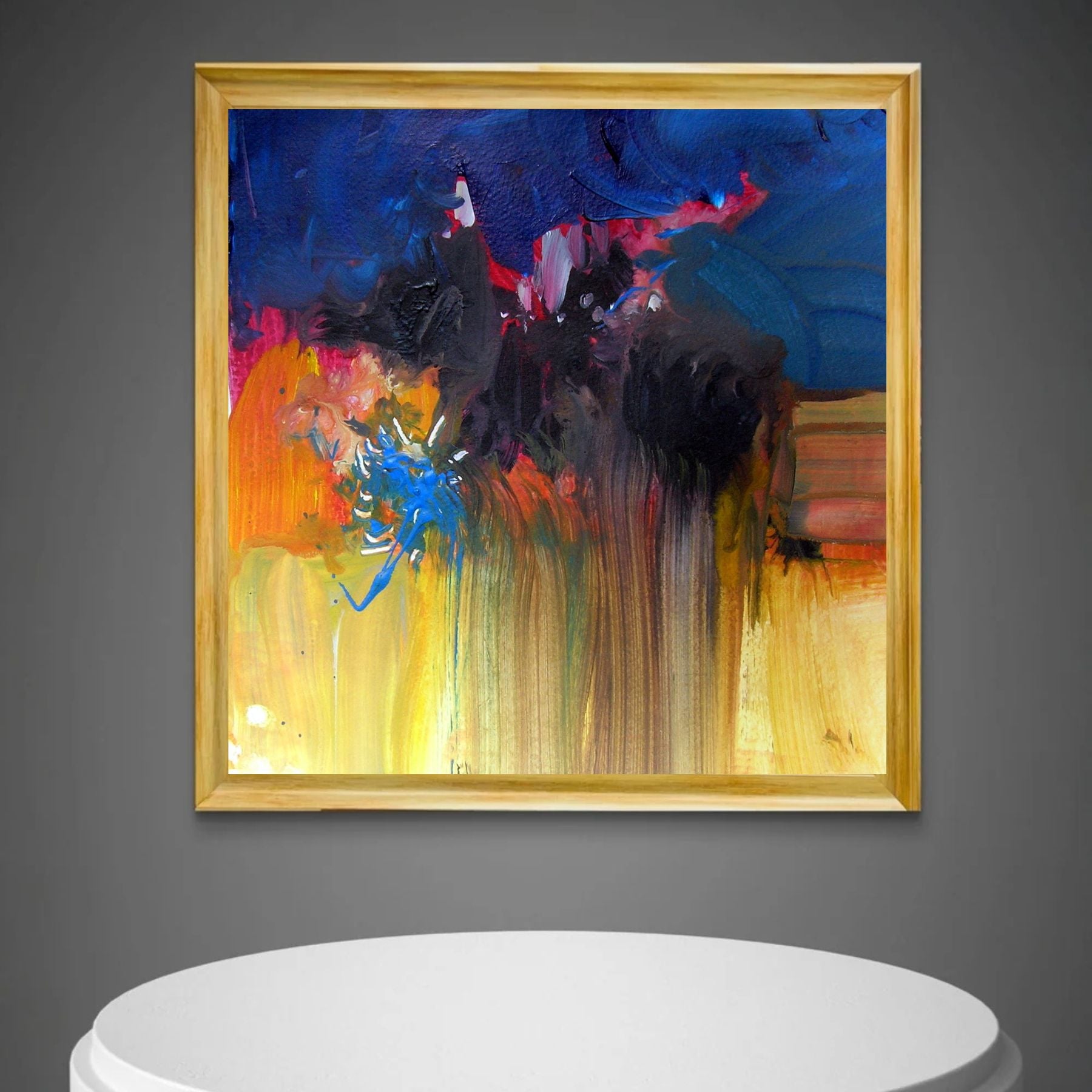 Watercolors Abstract frame