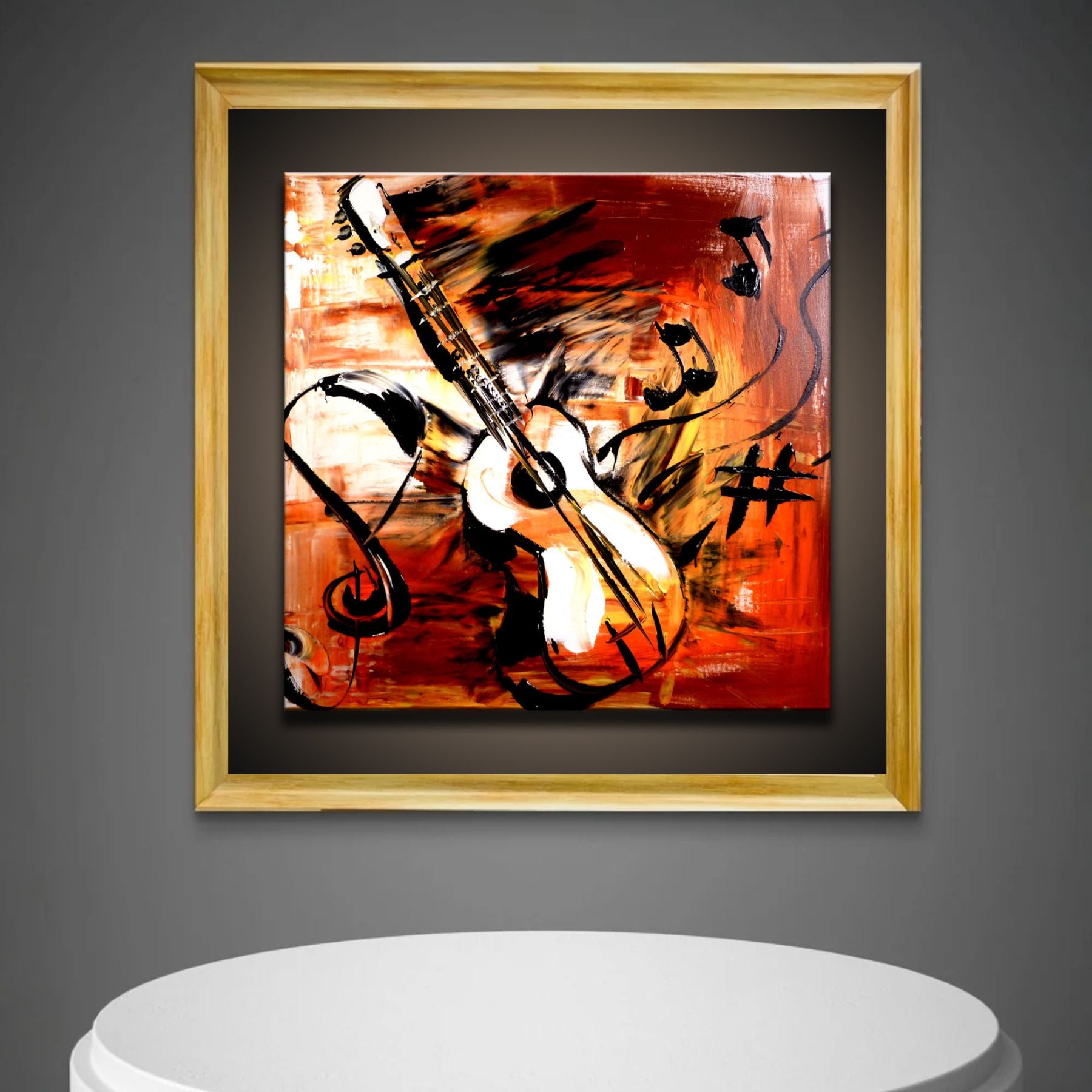 Guitar Abstract frame