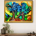 Abstract colorful scenery Frame