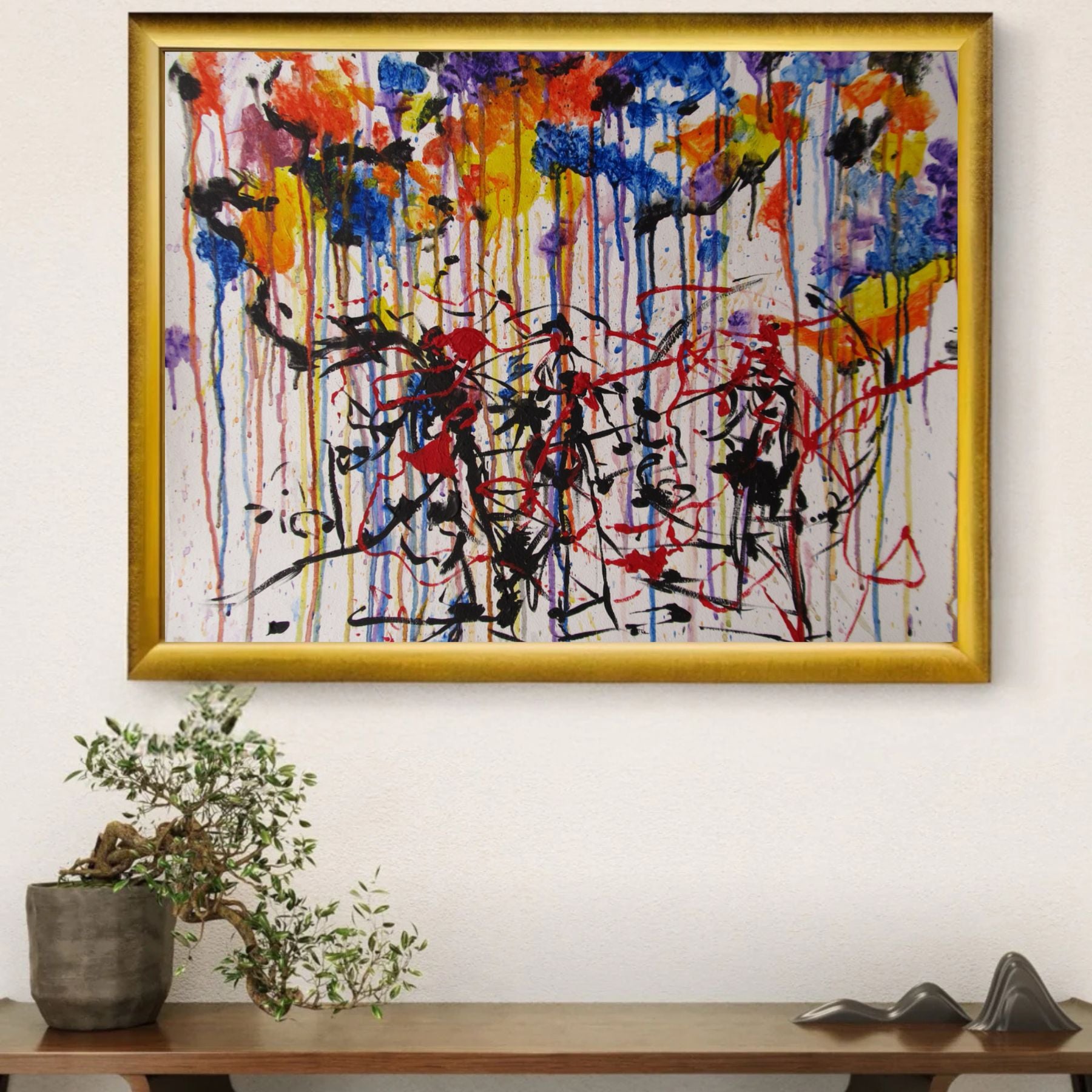 Abstract colors scenery Frame